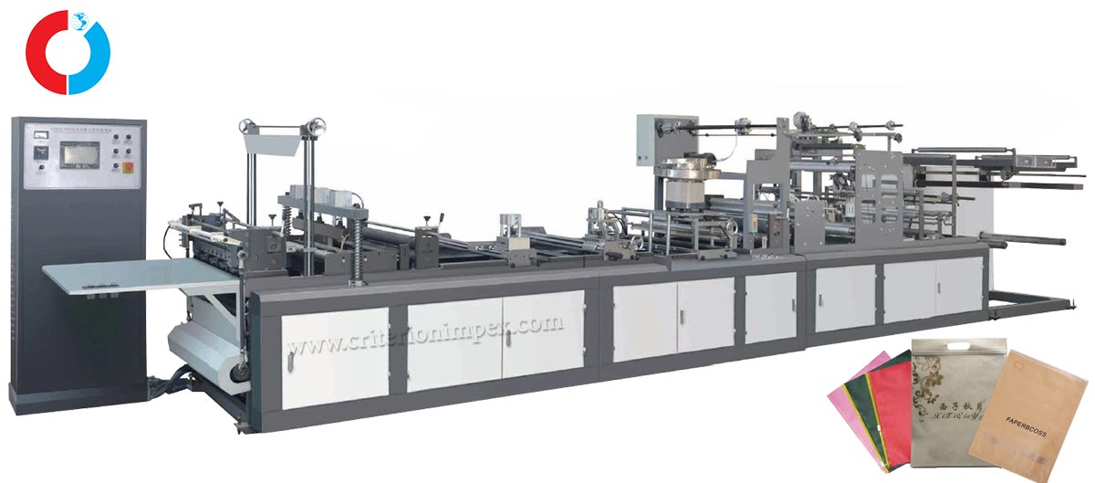 Automatic non-woven zipper bag making machine (automatic upper slider)